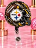Steelers badge reel￼